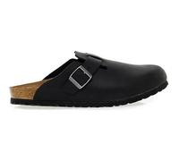 Sandales Birkenstock - Homme - Noir - Modèle BOSTON - Boucle - Semelle en caoutchouc 46