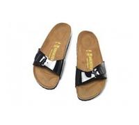 Sandales Birkenstock Madrid vernis noir Birko Flor pour femme 38