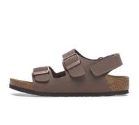 Sandales - BIRKENSTOCK - Milano HL - Birkibuc - Marron - Enfant (Garçon), talon 2 cm 31