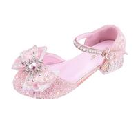 Sandales blanches à talons hauts en cristal pour petite scène Performance, Rose, 31.5 EU