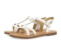 SANDALES BLANCHES EN CUIR AVEC DES CLous POUR FILLE ET GARÇON STIBB