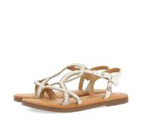 Sandales Blanches en Cuir avec des Pierres pour Fille ET GARÇON AUCILLA