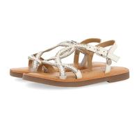 Sandales Blanches en Cuir avec des Pierres pour Fille ET GARÇON SCIO