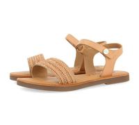 Sandales Blanches en Cuir avec Strass ET Fermeture Ajustable pour Fille ET GARÇON STUBICA