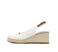 Tommy Hilfiger Sandales Flag Femme Blanches 39