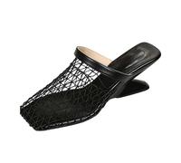 Sandales bohèmes à bout ouvert, talon épais tressé, confortables et élégantes, parfaites pour la plage et la marche. tacons bas ou plats