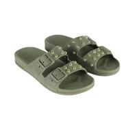 Cacatoès Sandales plates Florianopolis Mixte Dark Kaki Taille 39
