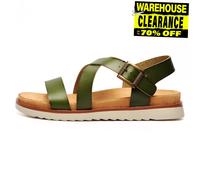 Cipriata Olvia Femmes Chic Starppy Mode Designer Sandales Boucle Vert