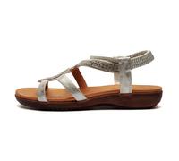 Sandales Chic À Talons Slingback Bijou Pour Femmes Cipriata Argent