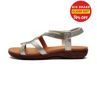 Sandales Chic À Talons Slingback Bijou Pour Femmes Cipriata Argent