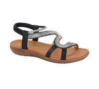 Sandales Chic À Talons Slingback Bijou Pour Femmes Cipriata Noires