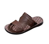Sandales classiques décontractées pour homme avec clous en métal confortables, marron, 39 2/3 EU