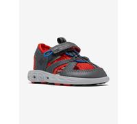 Columbia Childrens Techsun Wave Sandales De Randonnée Et Trekking pour Mixte enfant, Gris (Dark Grey x Spicy), 28 EU
