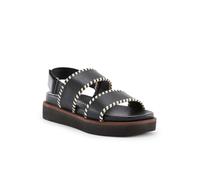 Sandales compensÃ©es Ã scratch femme PÃ©diconfort Noir 41