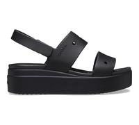 Crocs Femme Brooklyn 4U Sandales, Black, 41/42 EU