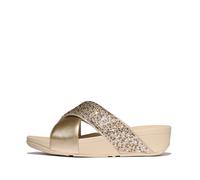 Sandales compensÃ©es femme FitFlop Lulu Crystal-Mix DorÃ© 37