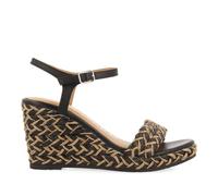 GIOSEPPO Femme Tigard Sandale Cage Espadrille, Noir, 41 EU