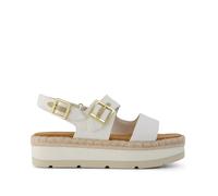 Toms - Giana Flatform Sandal - Femme - Chaussures - Blanc - Taille: 41 EU
