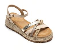 Sandales Compensation en Corde avec Brides Croissées - Élégance et Confort pour l'Été C'est une touche moderne, une bohème et une élégante à votre, un estival avecces, sandales compensées et corde.Des