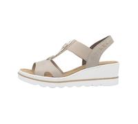 Sandales Compensé à Elastiques Rieker - Beige 40
