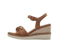 Sandales Compensée Cuir Tamaris - Camel - Femme - Hauteur du talon 5 cm - Type de talon Compensé 40