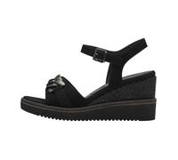 Sandales Compensée Cuir Tamaris - Noir 37