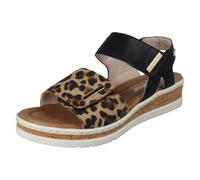 Sandales Compensées À Bride Ajustables Avec Fermeture Scratch Rieker V4181