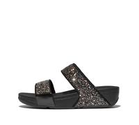 Sandales compensées à paillettes femme FitFlop Lulu Noir 39