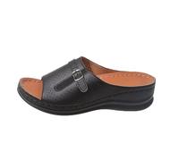 Sandales compensées blanches pour femme, chaussures d'été, chaussures d'été, chaussures à bride arrière, pantoufles à bout ouvert, sandales pour femme, sandales pour femme, pantoufles pour femme