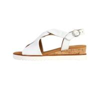 Sandales Compensées Cuir Gabor Cervo - Blanc 40