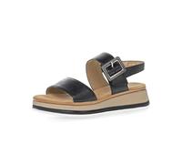 Sandales Compensées Cuir Gabor Flecht Twist Nappa