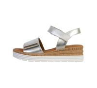 Sandales Compensées Cuir Gabor Lamina - Argent 40