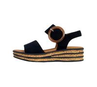 Sandales Compensées Cuir Gabor Nappa Nava - Noir 40
