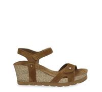 Sandales compensées en velour femme Panama Jack Julia B86 - cuero/bark 41