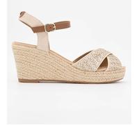 Sandales compensées espadrilles effet tissé Femme TOM TAILOR 38