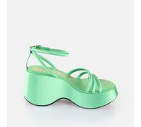 Sandales compensées femme Buffalo Joy Mss Sandal - Vegan Vert 39