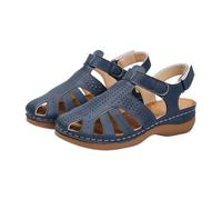 Sandales Compensées Femme Chaussures Antidérapantes Respirantes Et Nu-Pieds Bohême Bout Ouvert avec Talon Bloc Plateforme Confortables Semi Trailer Sandales Orthopedique Pas Cher Tongs De Plage