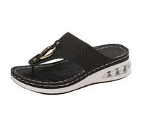 Sandales Compensées Femme Compensé À Trous Sandale Chaussure Support Voûte Antidérapantes Bout Ouvert Claquettes Douche Respirant Décontractée Claquette De Marche