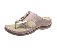 Sandales Compensees Femme Confortable Mules Été Plateforme Bout Ouvert Rome Chaussures Vintage Pantoufles Sandale Pied Large Femme Sandales Compensées Pour Printemps Strass Été Décontracté Habillée