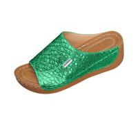 Sandales Compensees Femme Confortable Mules Été Plateforme Ouvert Rome Chaussures Vintage Pantoufles Sandales Tong Femme Été Chaussure Compensées Confortable Décontracté Tongs Orthopédiques Fleur