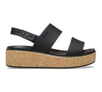 Sandales compensées femme Crocs Brooklyn Cork Low Wedge Noir 36/37