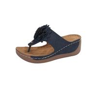 Sandales Compensées Femme Ete Chic Confortable Bout Ouvert Chaussure Mules Anti-Dérapant Tongs Plateforme Chaussures De Plage Pantoufles Léger Flip Flops