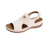 Sandales Compensées Femme Été Plateforme Talon Bout Fermé - Sandale Orthopedique Large Claquettes À Plateforme Utilité Professionnelle Chaussures Orthopedique Minimaliste Unisexe Chaussures