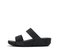 Sandales compensées femme FitFlop Lulu Shimmerglitz - black 39