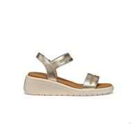Geox Femme D MELICONIA E Sandale compensée, Lt Gold, 40 EU