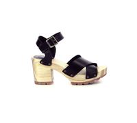 KICKERS Femme Wise Sandale à Talon, Noir, 36 EU