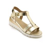 Sandales compensées femme Pédiconfort Doré 41
