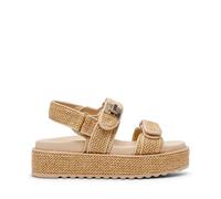 Sandales compensées femme Steve Madden Bigmona Beige 38
