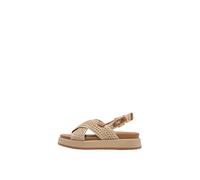 Tamaris Sandales femme à talon compensé beige Taille 40 EU
