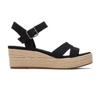 Sandales compensées femme Toms Audrey Noir 36,5